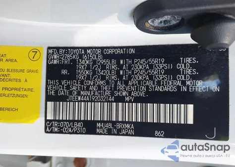 2009 Toyota Highlander Hybrid Limited из США, поврежденный, VIN JTEEW44A192032144